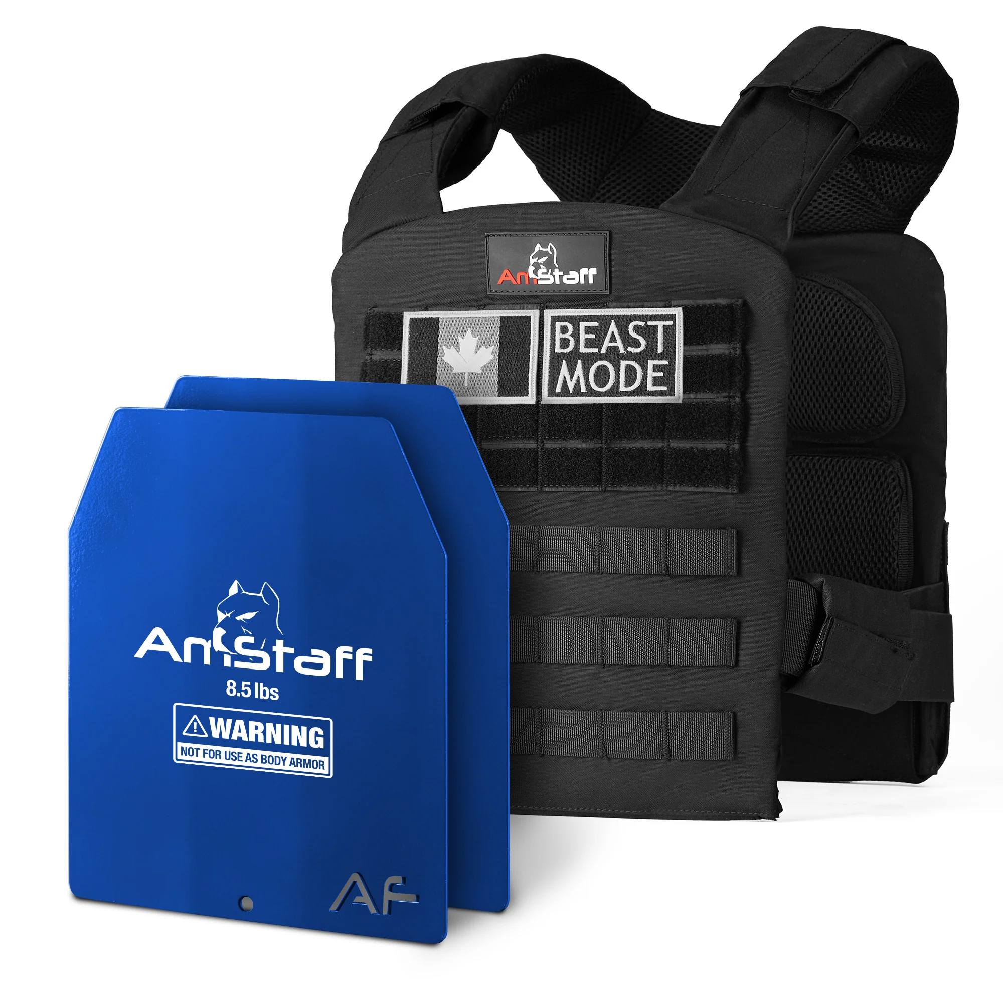 AmStaff Tactical Weighted Vest - Quick Release Fitted Style - Image 8