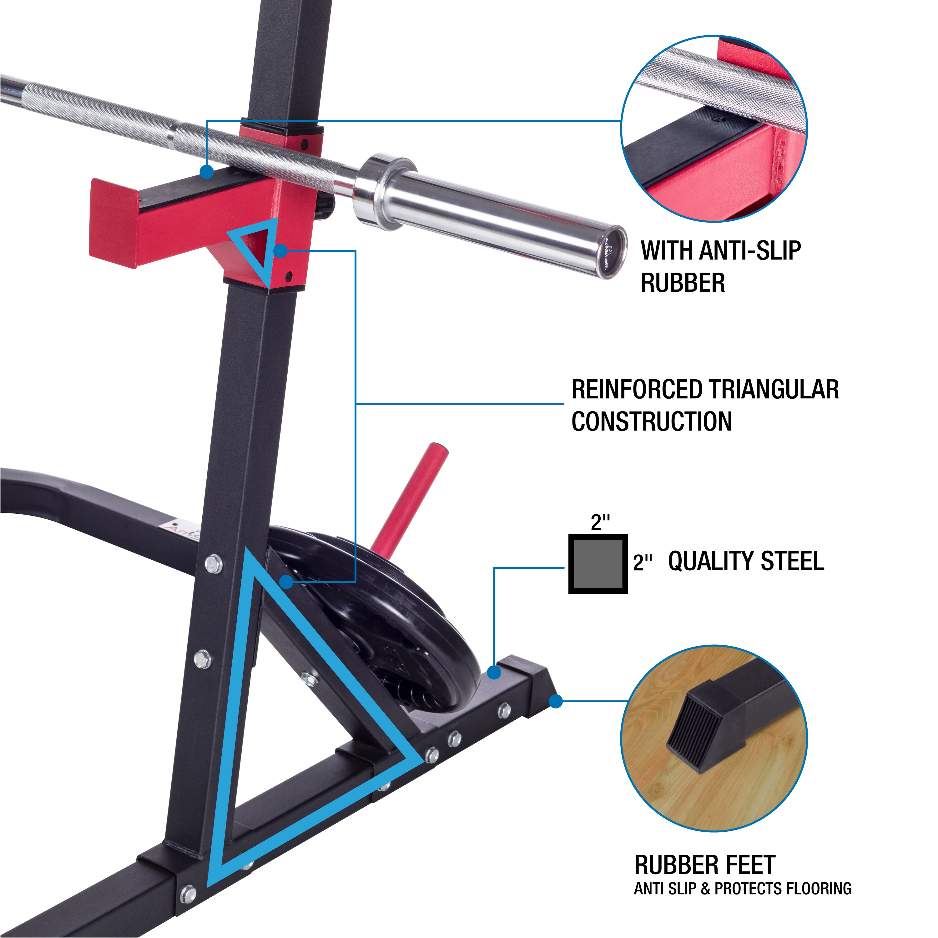 AmStaff TR057D Squat/Press Rack - Image 13
