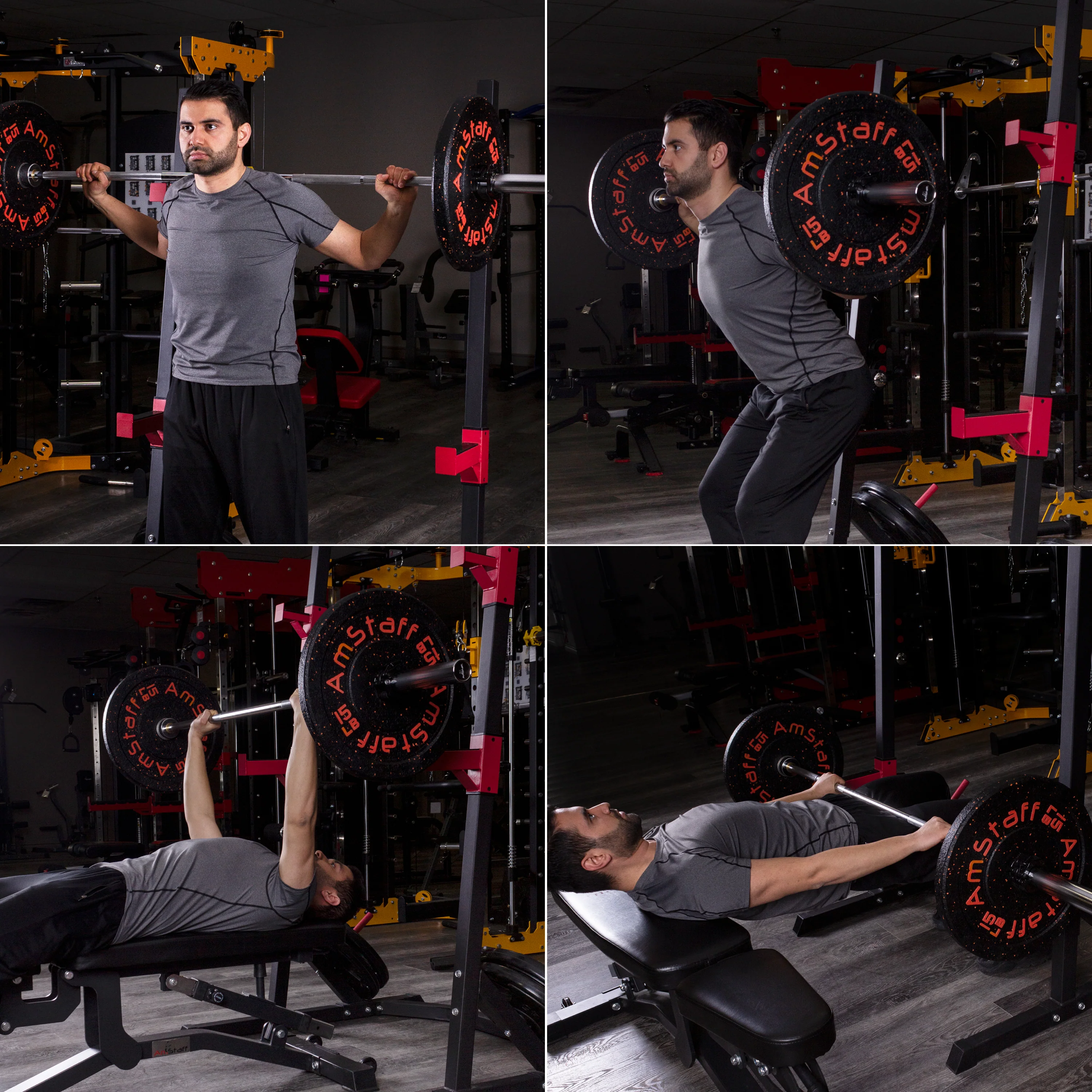 AmStaff TR057D Squat/Press Rack - Image 16