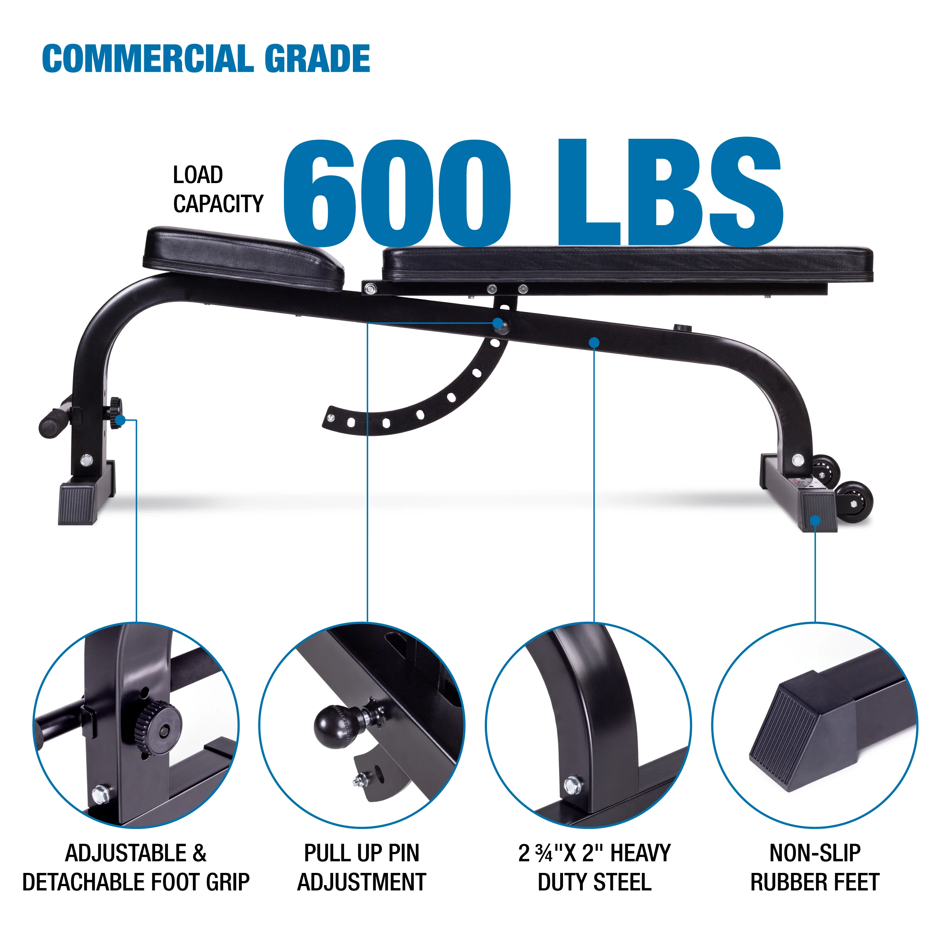 AmStaff TS015B Adjustable Bench - Image 5