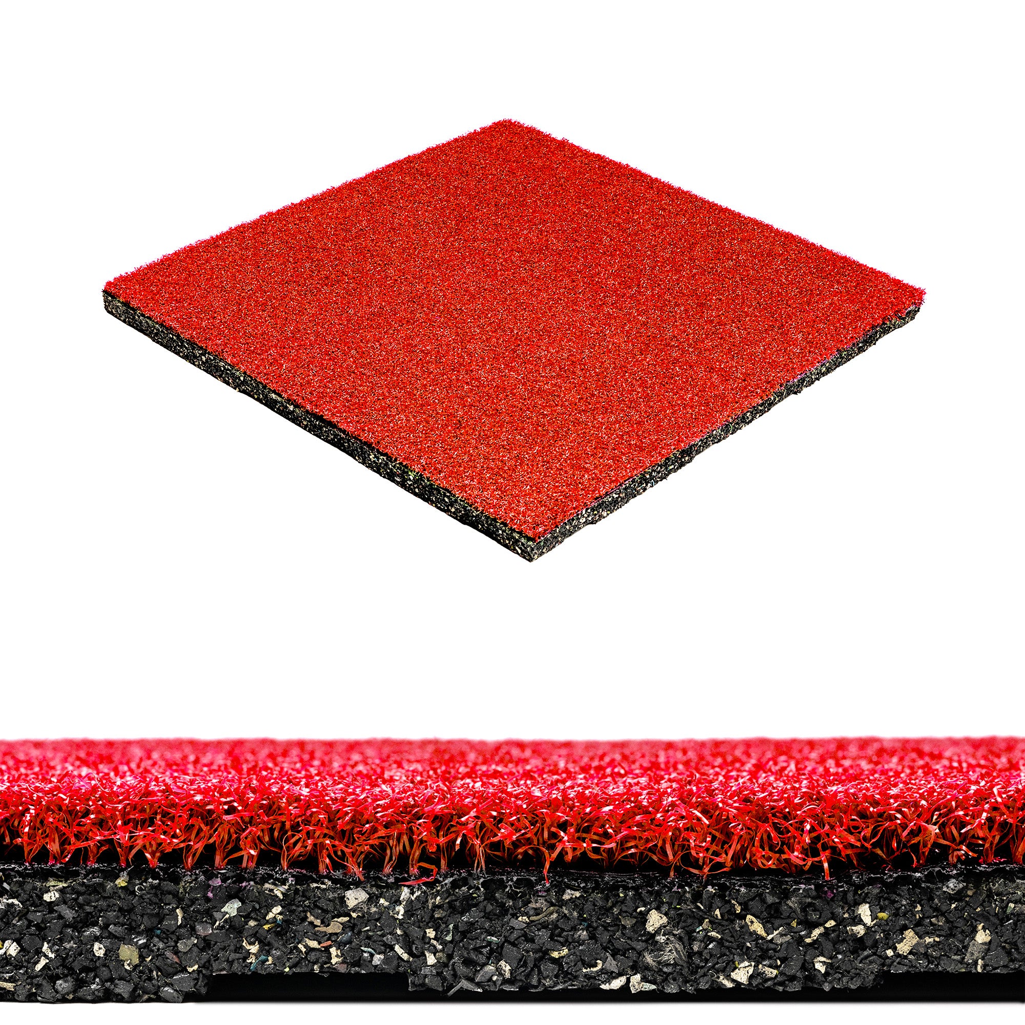 Artificial Turf Tile with 20mm Rubber Underpad - 20" x 20" - Image 22
