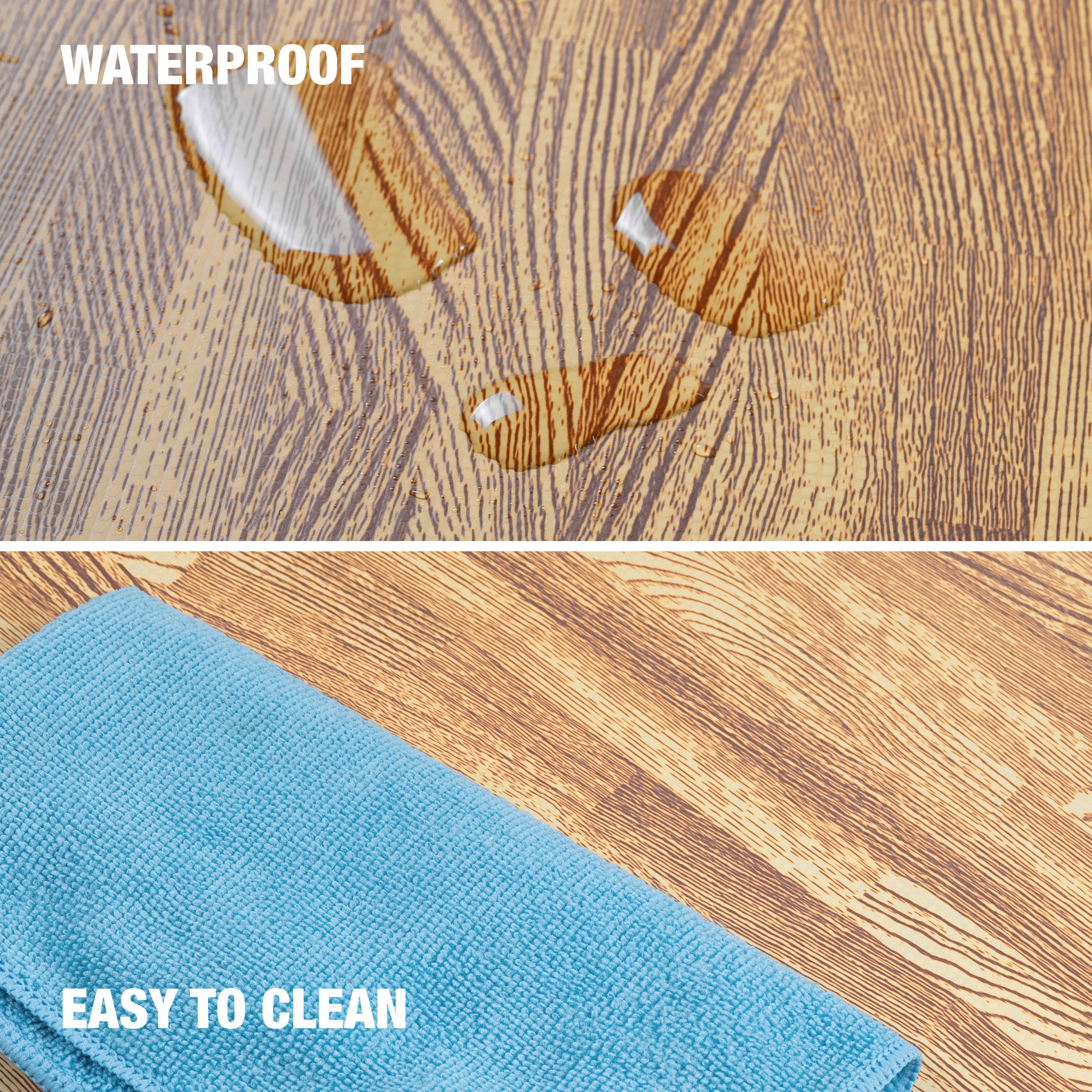 Light Wood Heavy-Duty Interlocking Foam Mat - Image 3