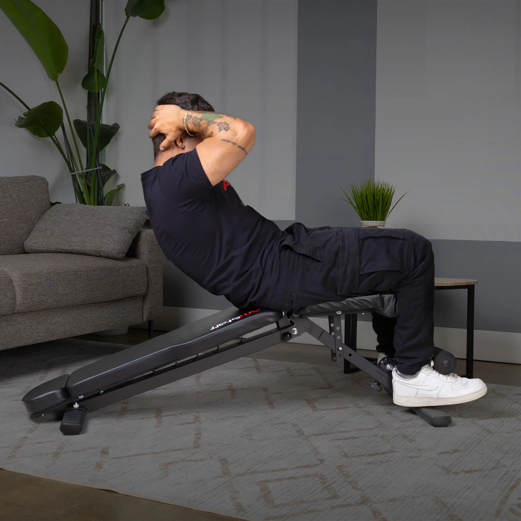 AmStaff Fitness Adjustable Folding Bench - Image 7