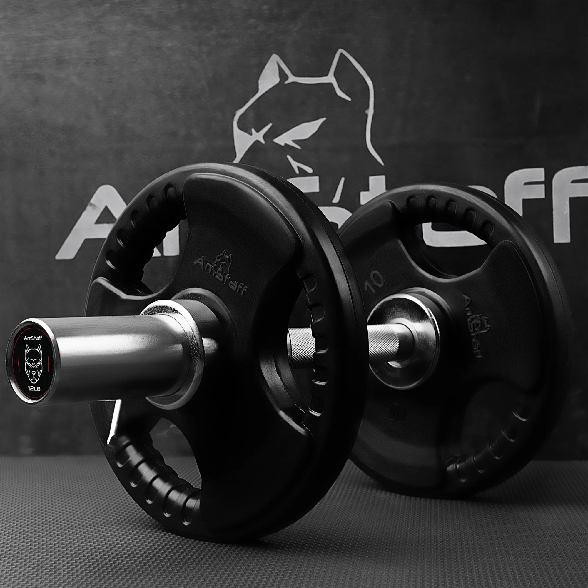 Olympic Dumbbell Handle 20 Inches - Image 6