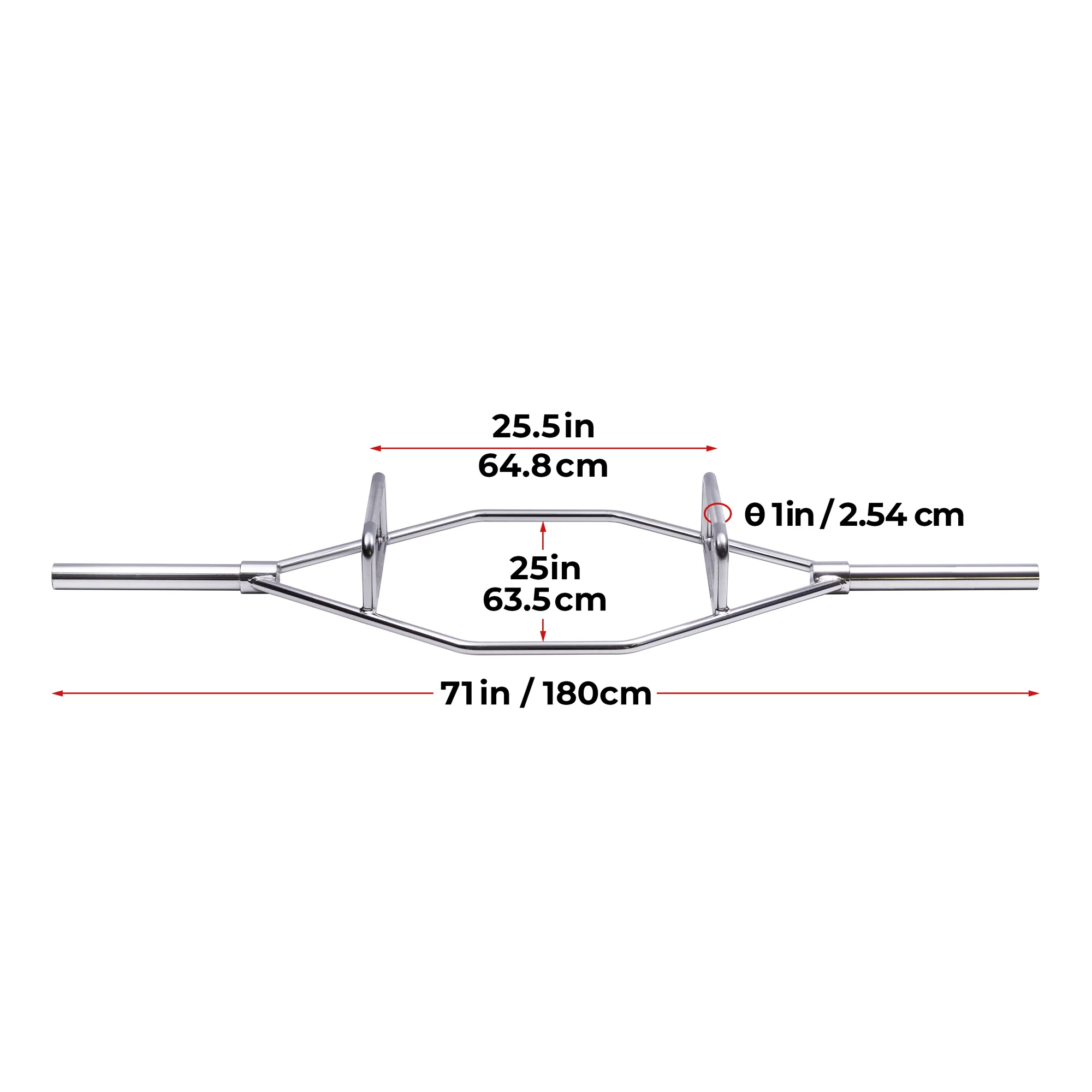 Olympic Hex Bar 71 Inch - Image 4