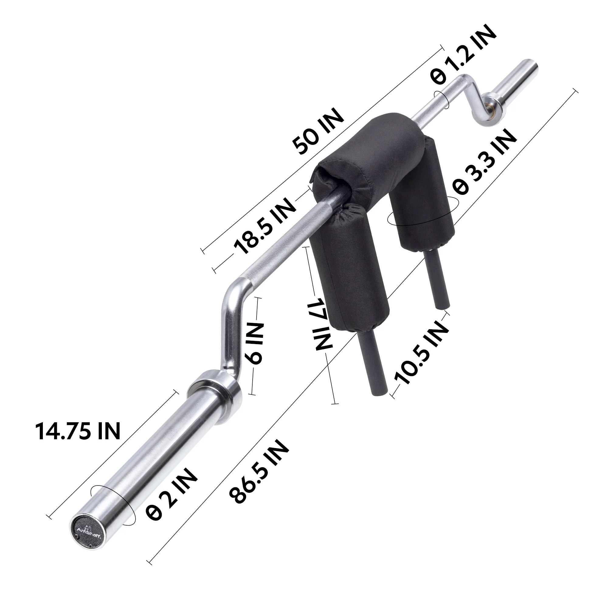 Olympic Safety Squat Bar - Image 4