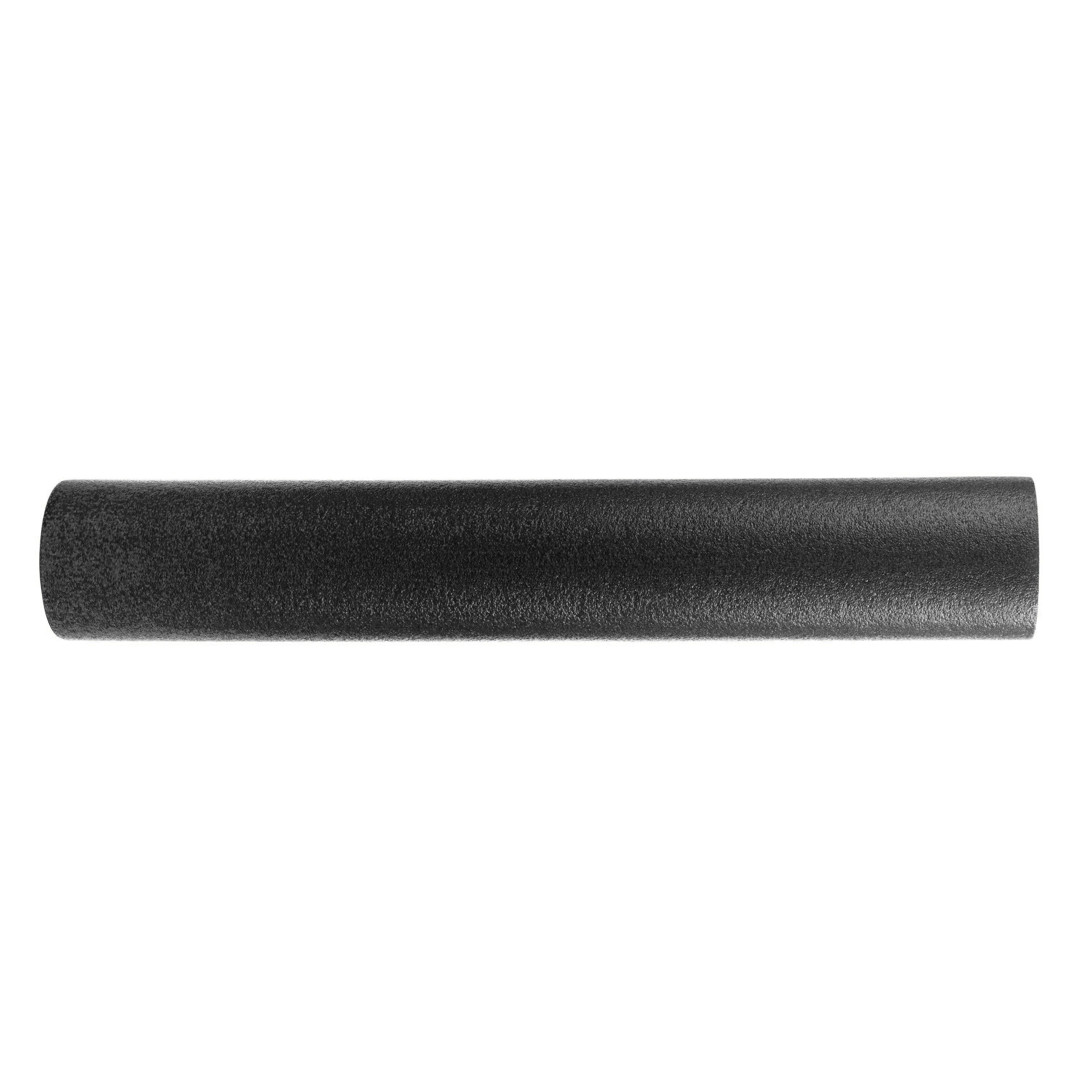 Premium Foam Yoga Roller 6in x 36in - Black - Image 3