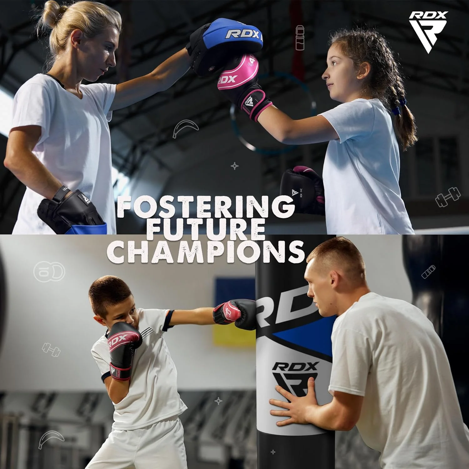 RDX 4B Robo Kids Boxing Gloves - Image 2