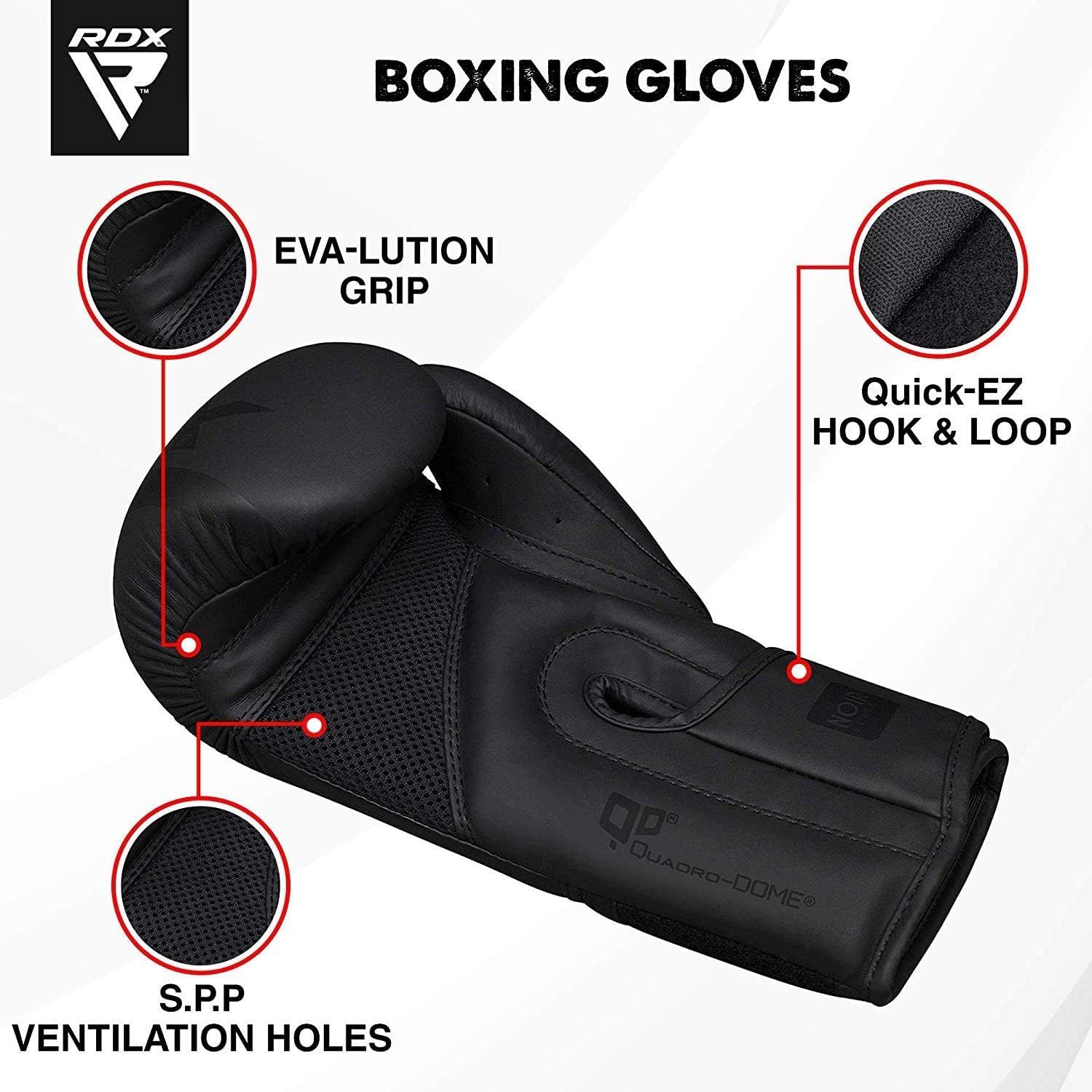 RDX F15 Noir Boxing Glove - Image 2