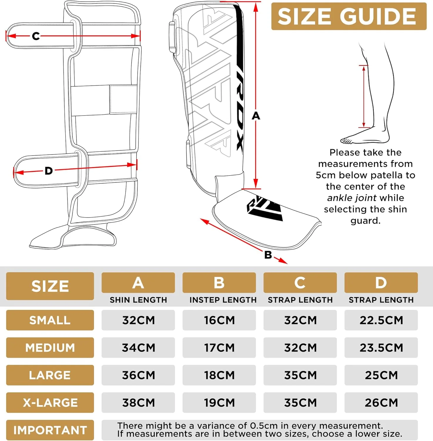 RDX F6 Kara Mma Shin Instep Guards - Image 7