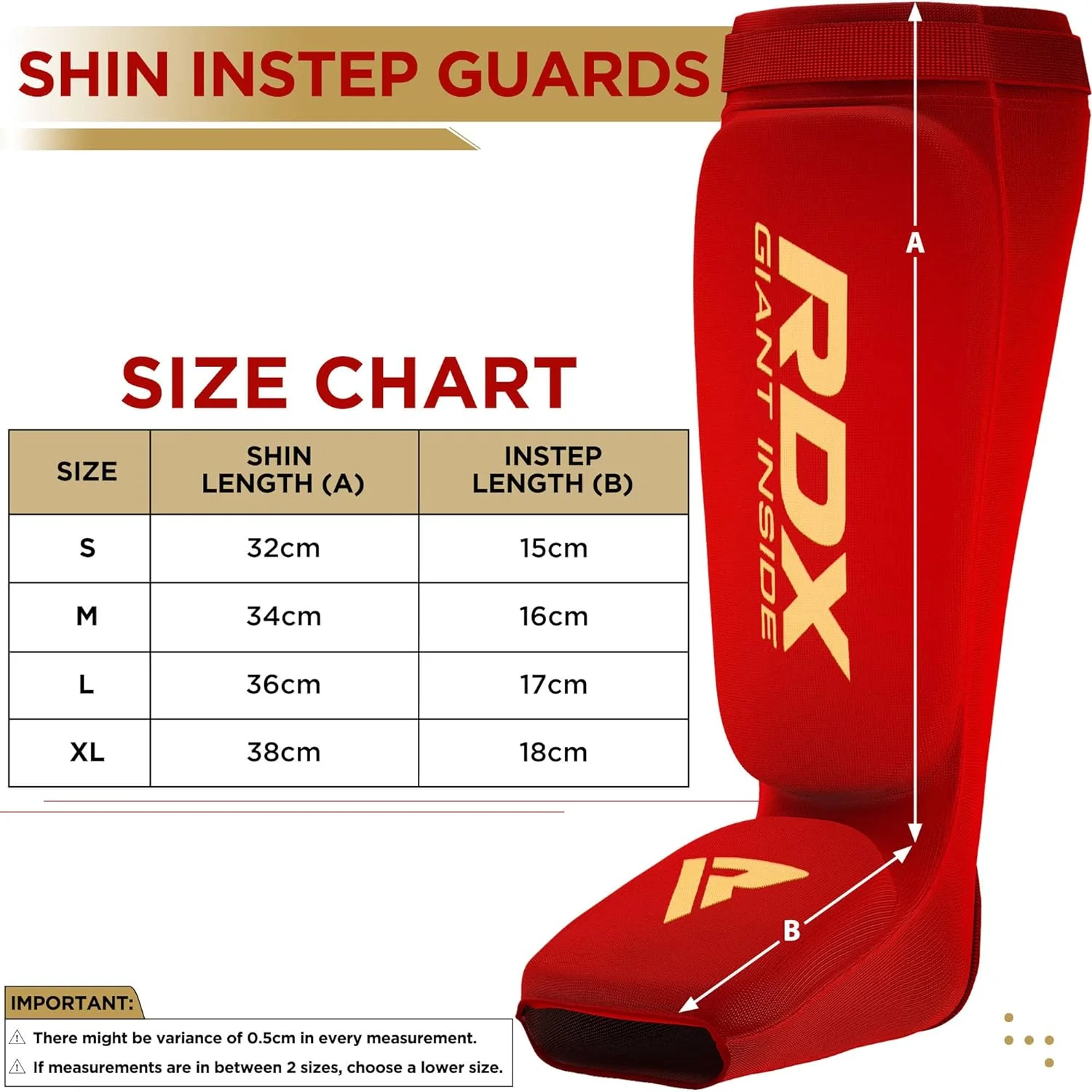 RDX SI Mma Gel Padded Lightweight Shin Instep Guard - Image 7