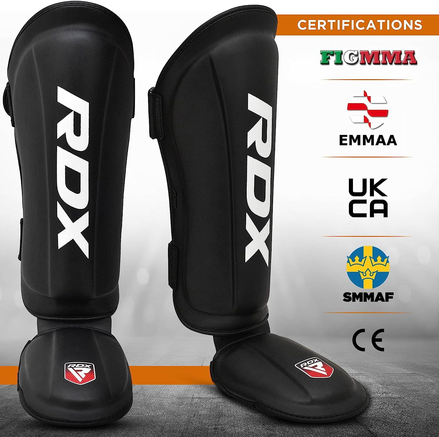 RDX T1 Leather Shin Instep Guards - Image 5