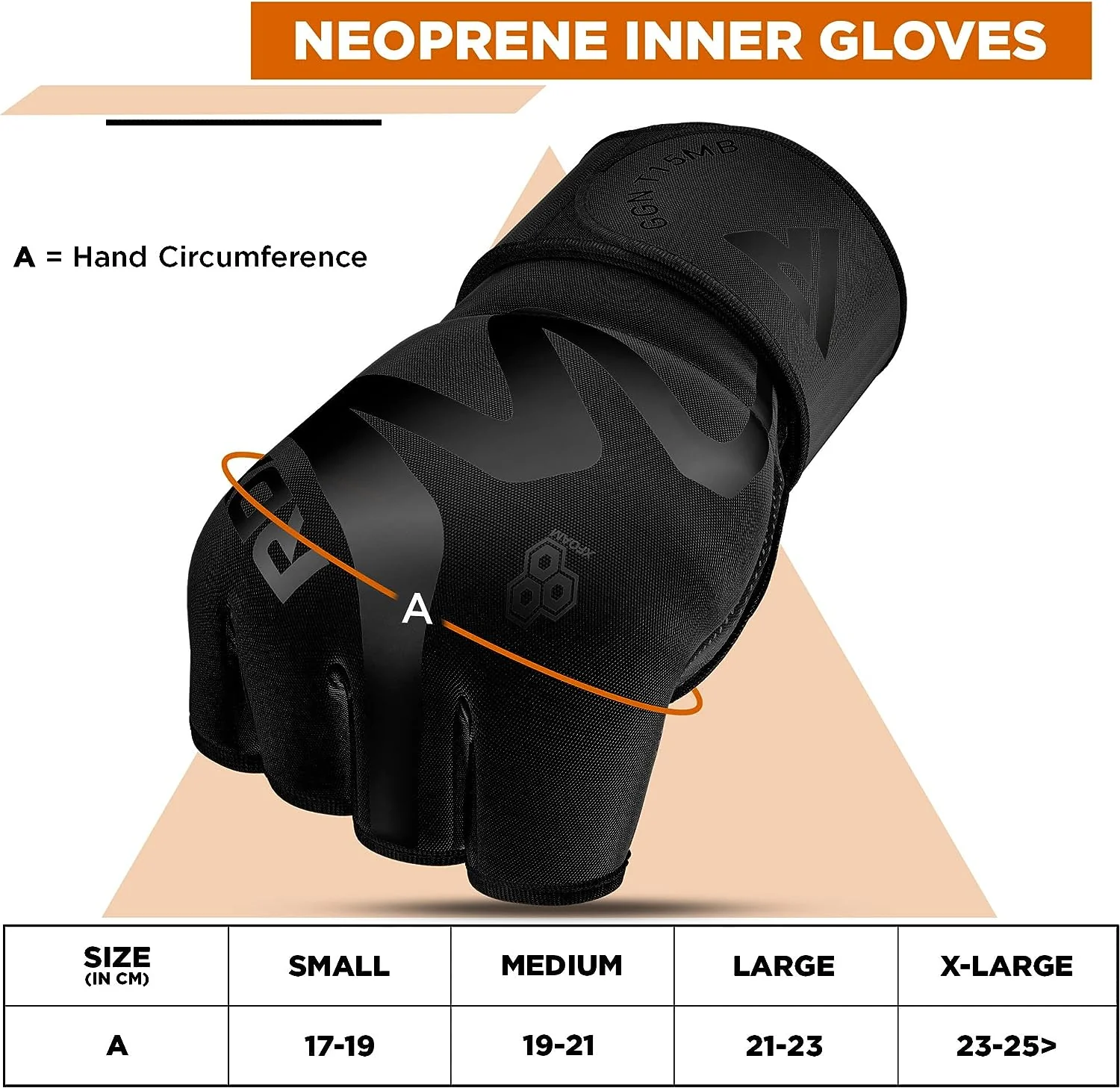 RDX T15 Noir Gel Padded Inner Gloves - Image 7