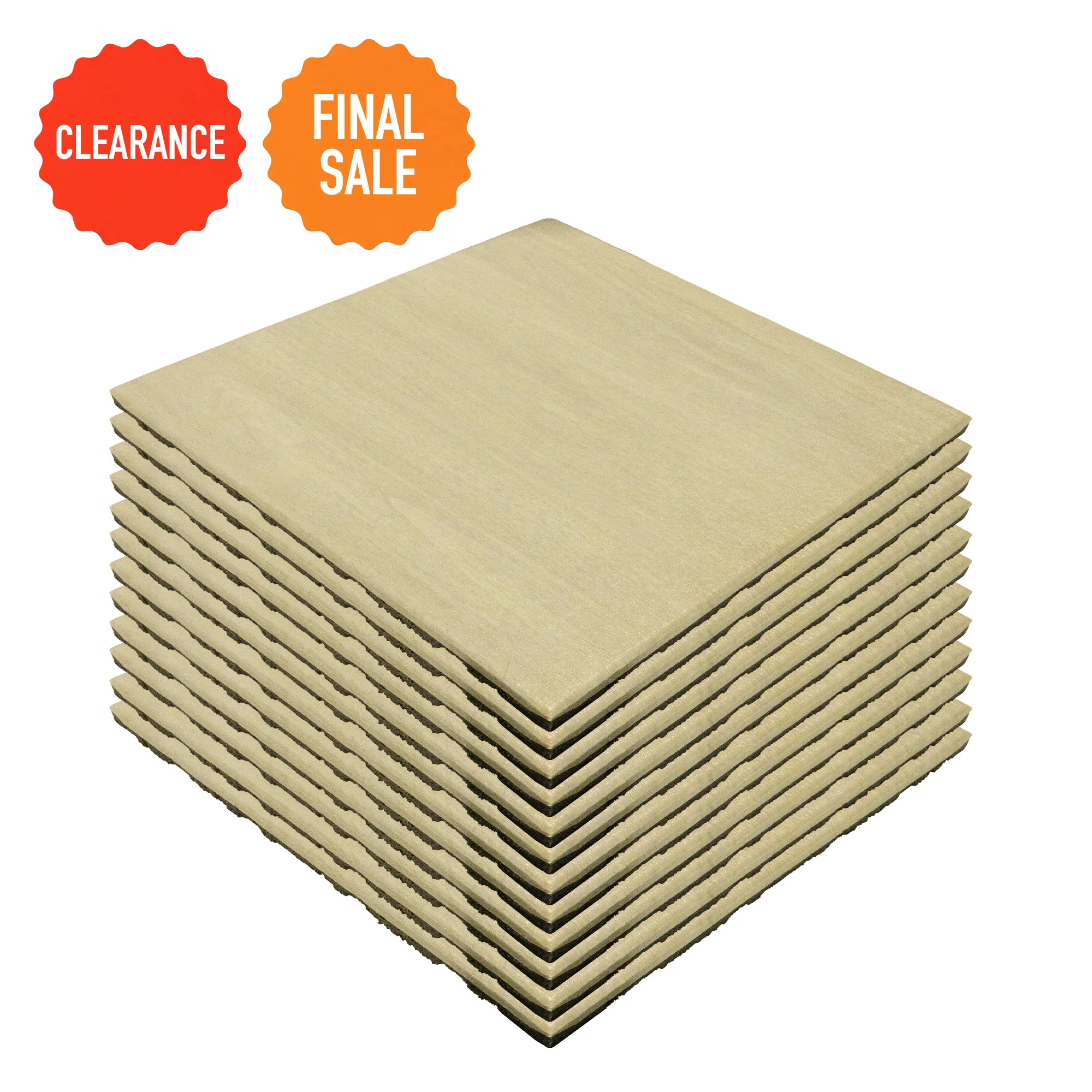 Rubber Tiles with Wood finish - Clearance - Image 3