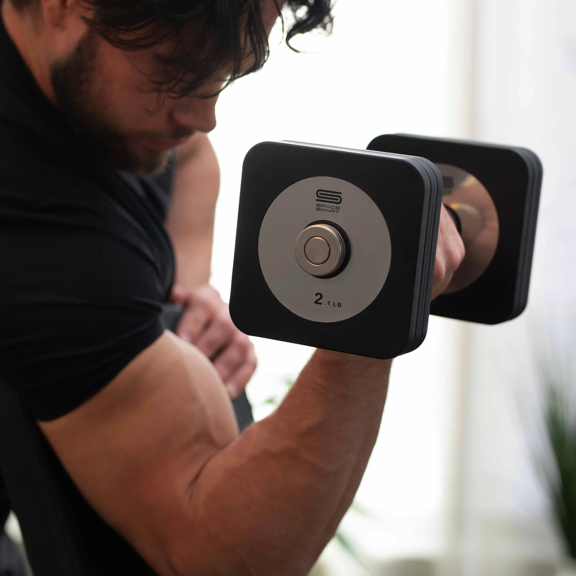 SpaceSmart Adjustable Dumbbell & Barbell Set - Image 7