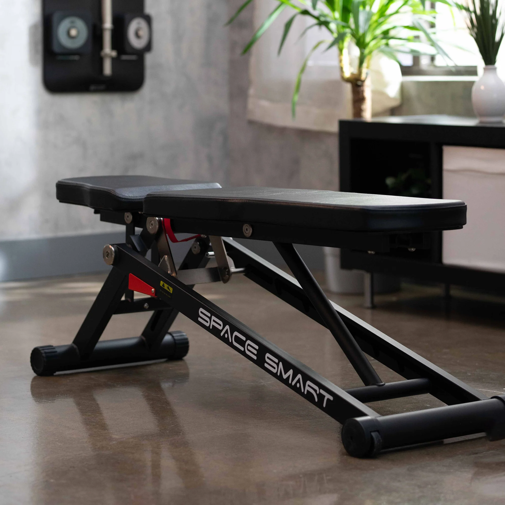 SpaceSmart Folding Adjustable Weight Bench - Image 14