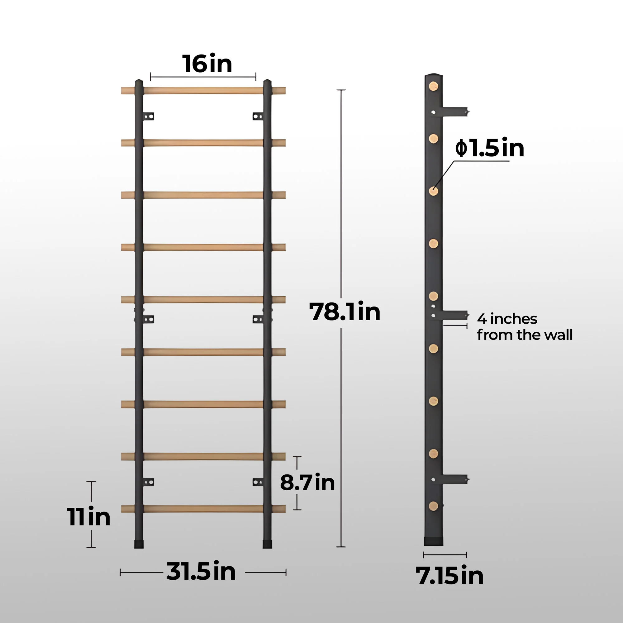 SpaceSmart Swedish Ladder 1.0 - Image 9
