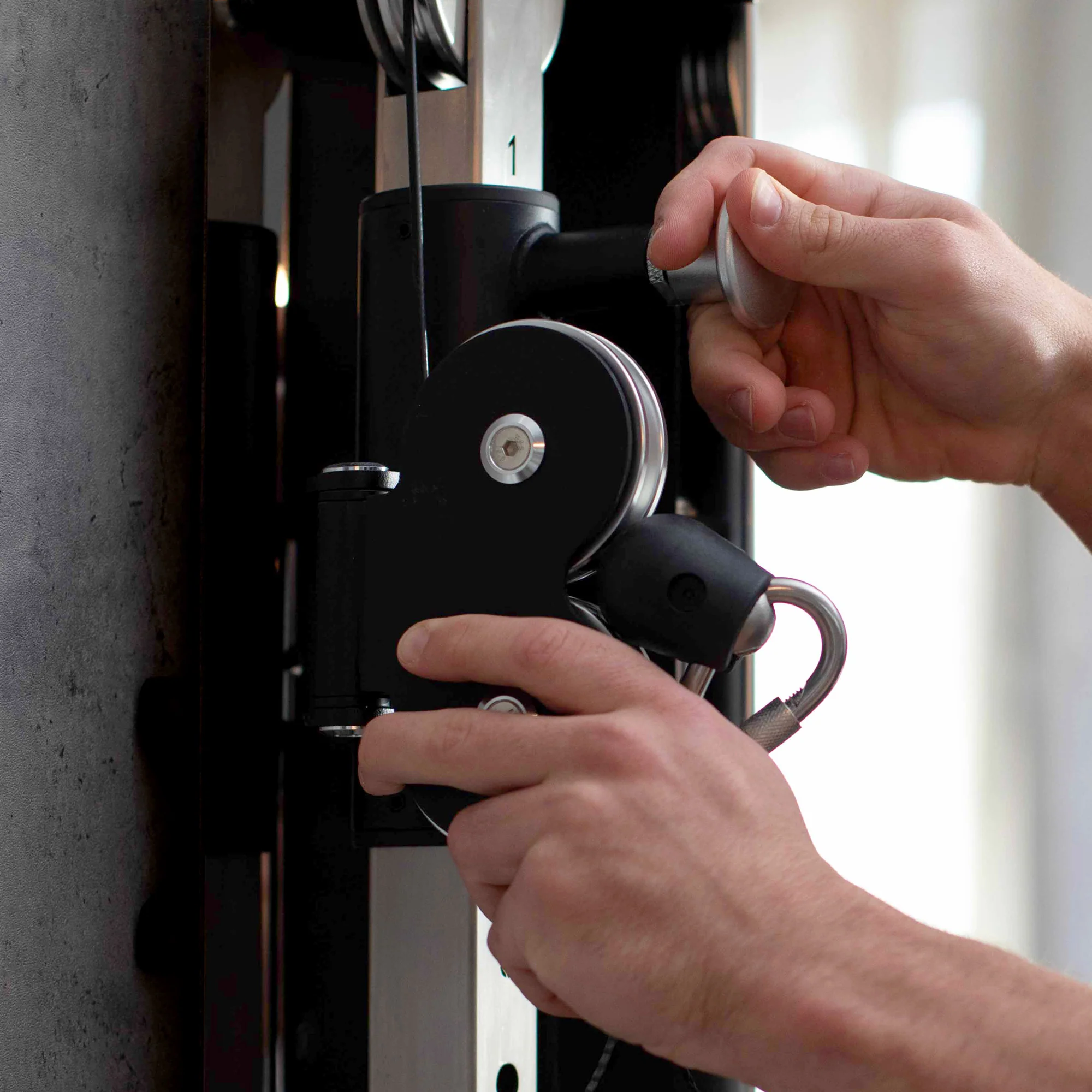 SpaceSmart Wall-Mounted Functional Trainer - Double Stack - Image 7