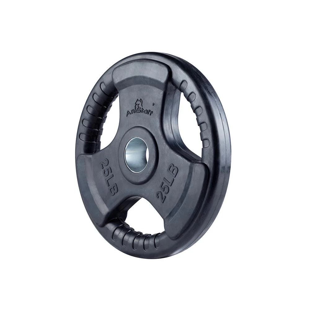 AmStaff Fitness Virgin Rubber Grip Olympic Plates - Image 10