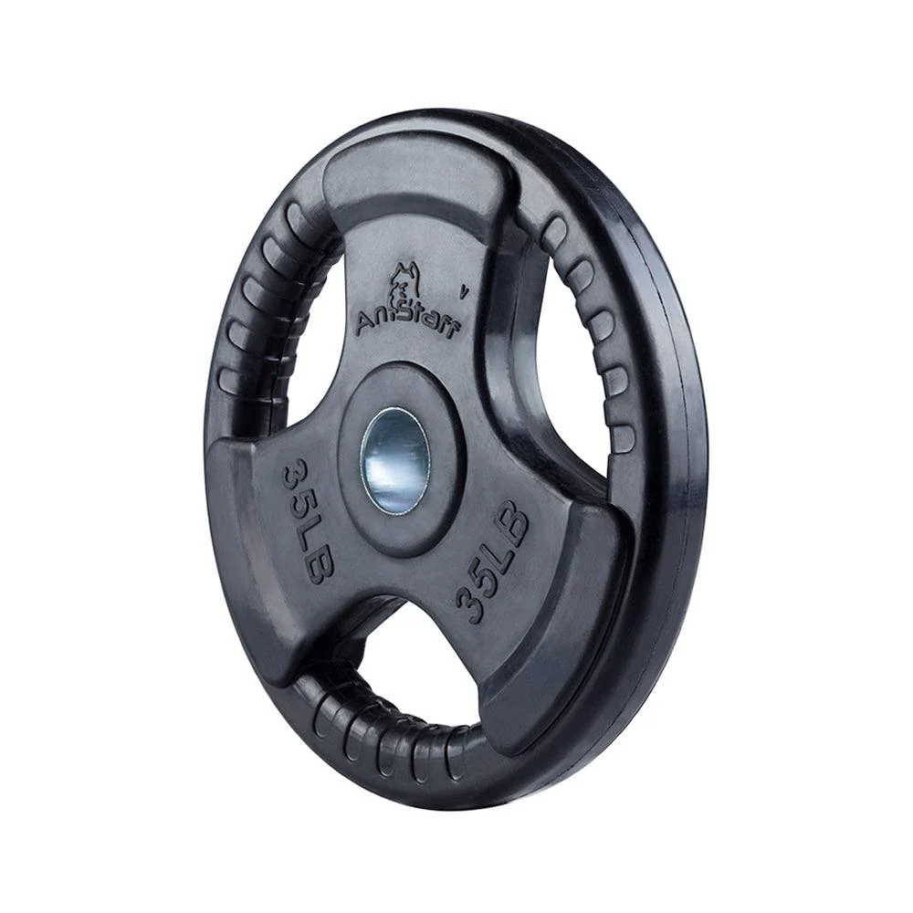 AmStaff Fitness Virgin Rubber Grip Olympic Plates - Image 9